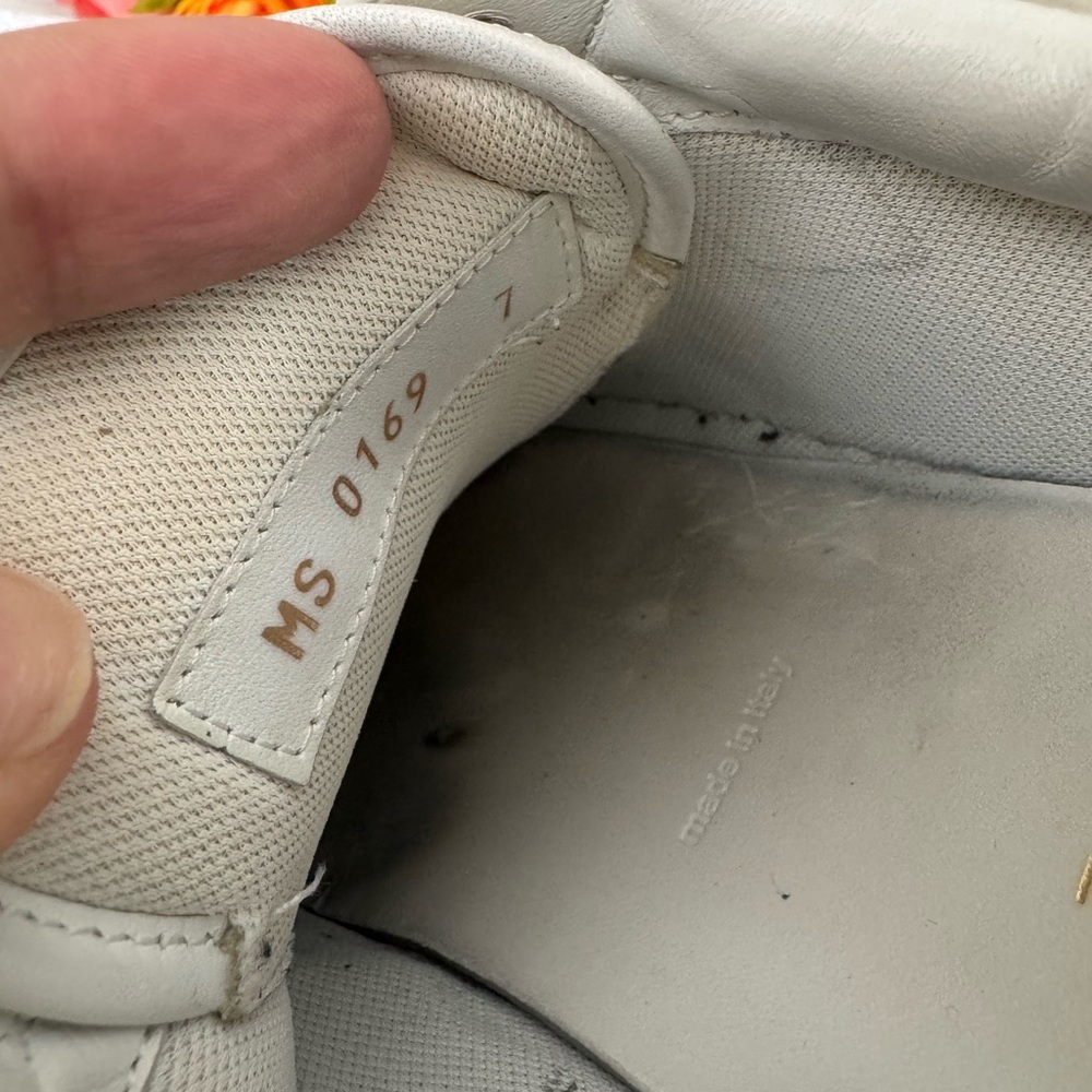 Authentic Louis Vuitton White and Brown Men's Sneakers - Picture 13 of 14